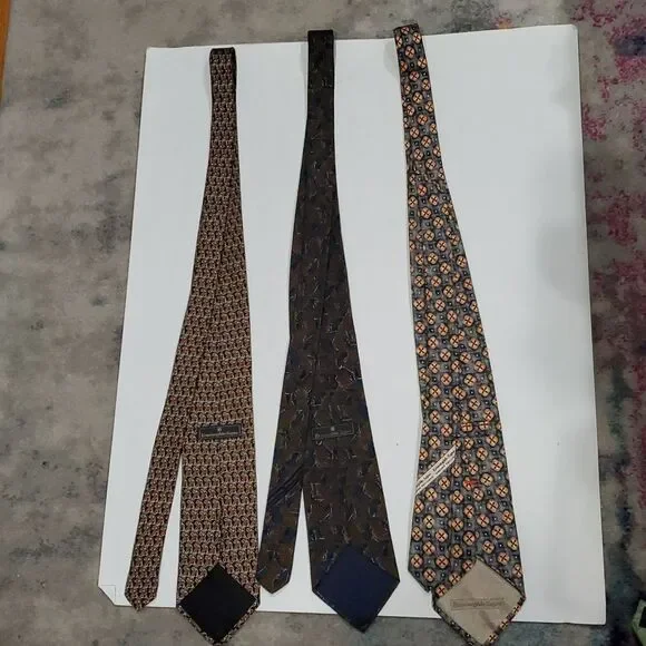3 Ermenegildo Zenga Men's Ties